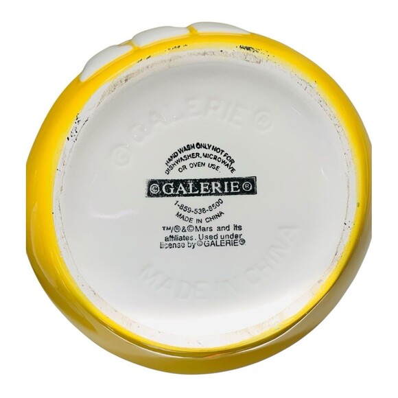 Vintage Yellow  M &M's "Honk If You Love Chocolate "  8 in. Candy or Cookie Jar - Picture 8 of 8